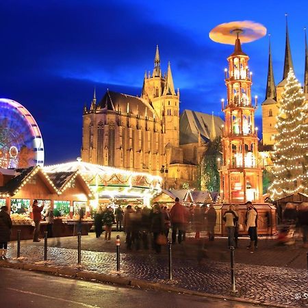 Ferienwohnung Zur Trolle Erfurt Buitenkant foto