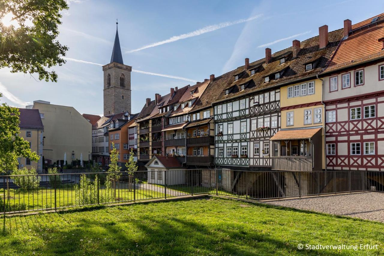 Ferienwohnung Zur Trolle Erfurt Buitenkant foto